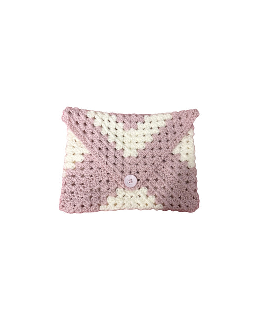 Crochet Book Sleeve — Pink Vanilla