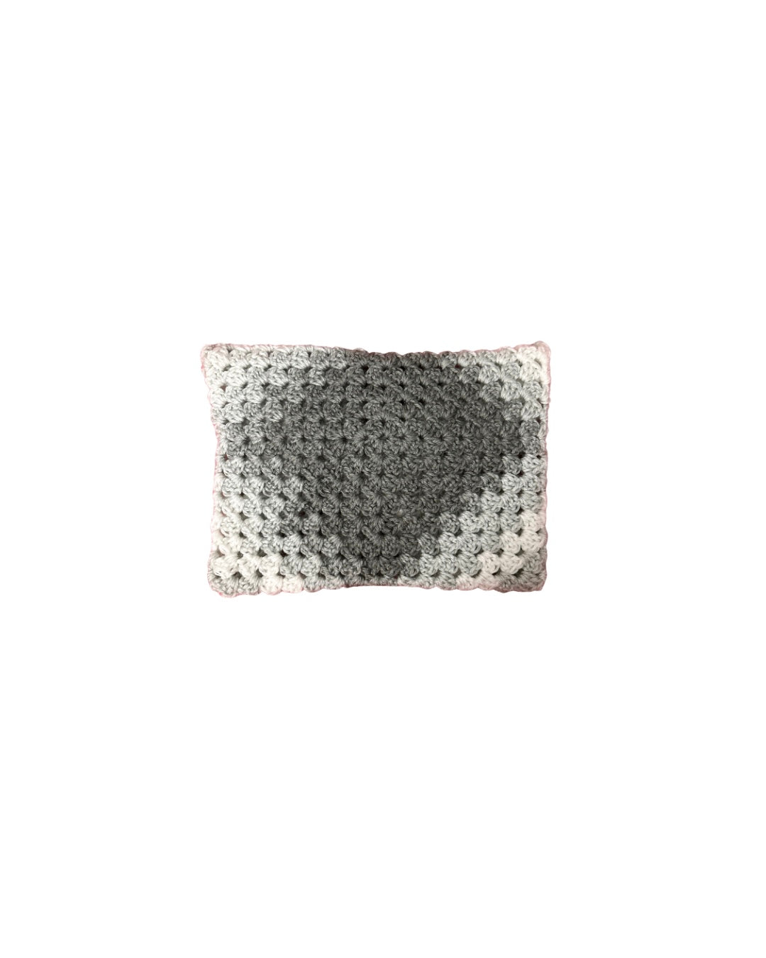 Crochet Book Sleeve — Gray Fade