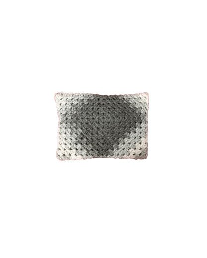 Crochet Book Sleeve — Gray Fade
